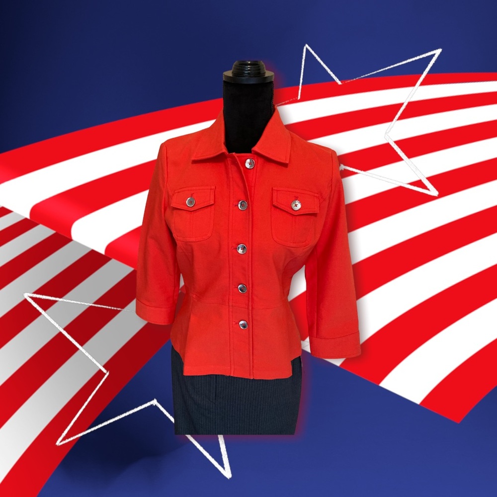Rafaella Red Jacket